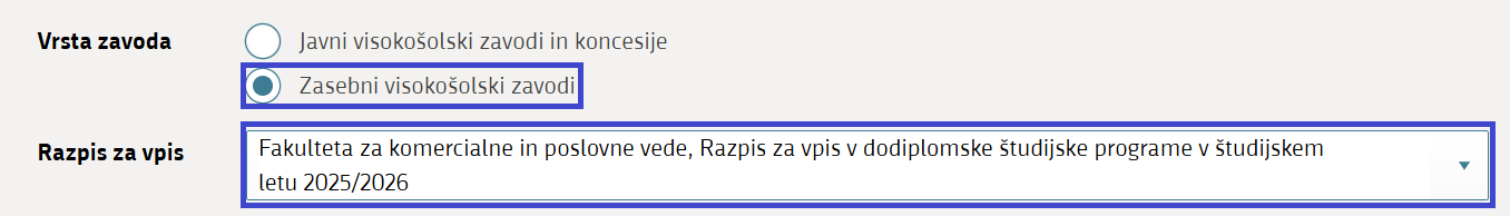 razpis