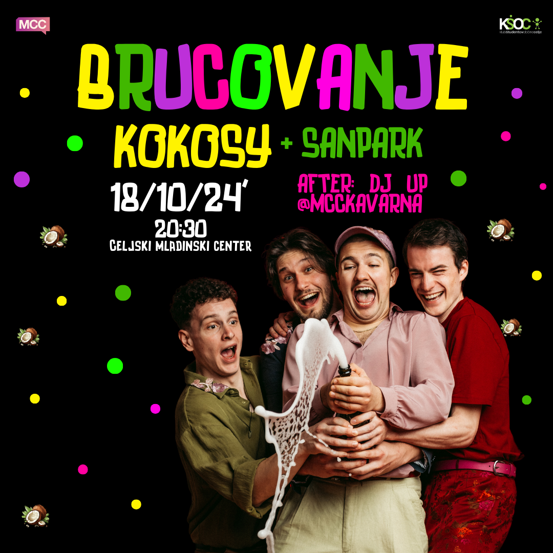 BRUCOVANJE v MCC: Kokosy + Sanpark (+ after z DJ UP)